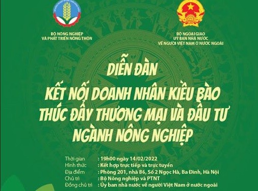 Connecting overseas Vietnamese businessmen, promoting trade and investment in agricultural sector